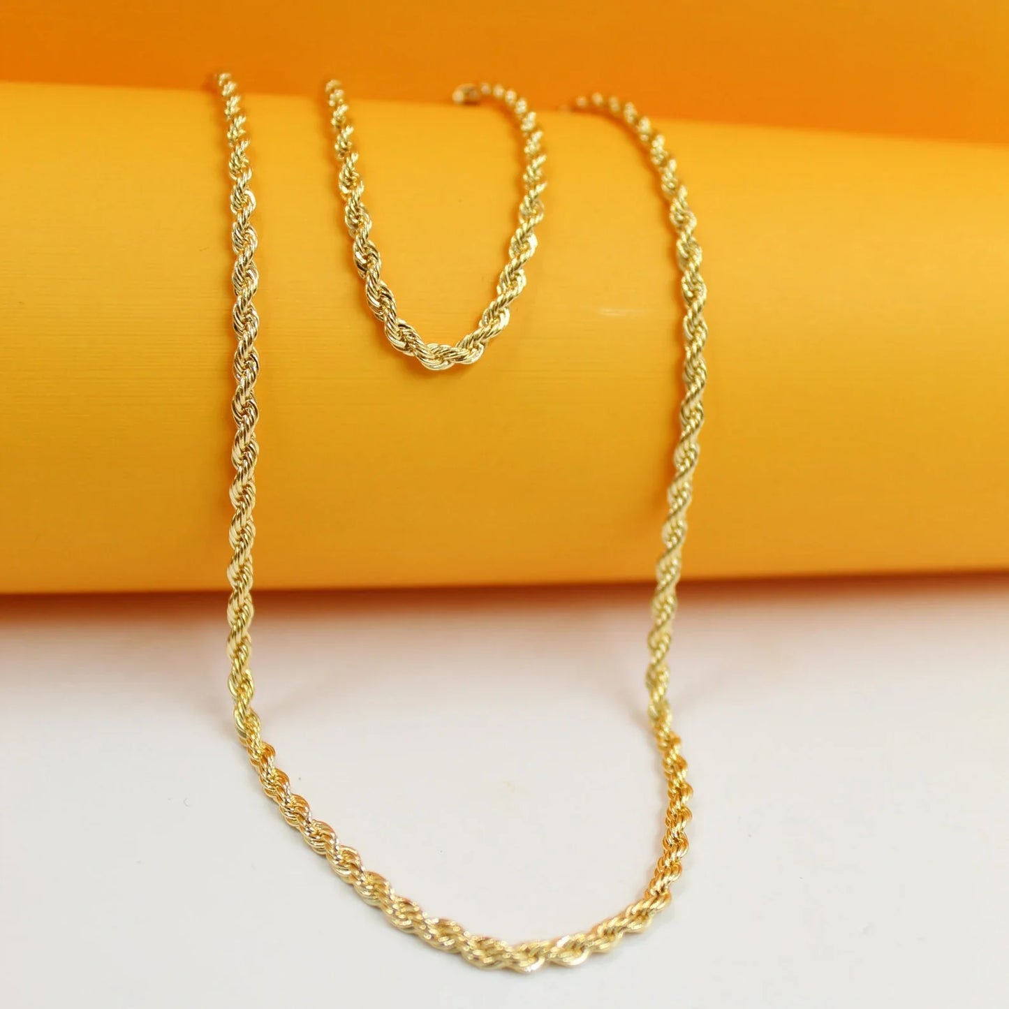3mm Rope Chain Bracelet With Round Cap (F233)