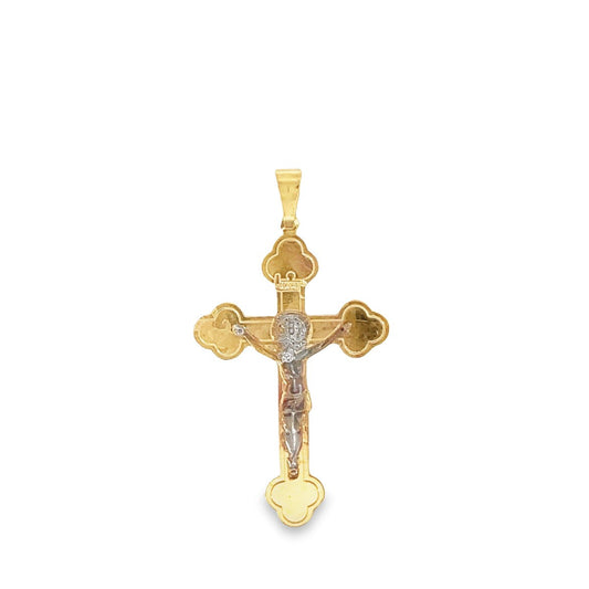 Flat Jesus Cross Crucifix