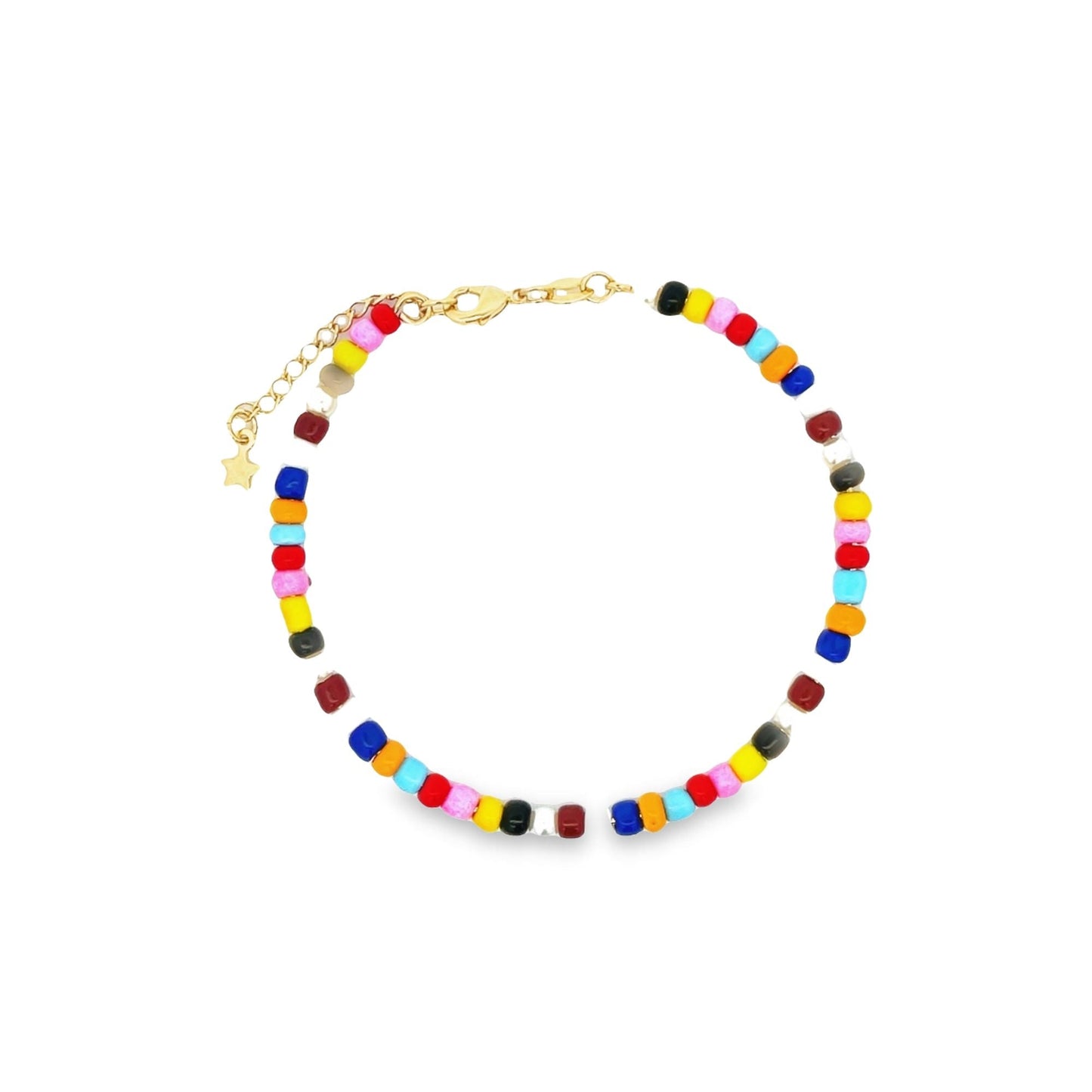 Enamel Colorful Beads Bracelet
