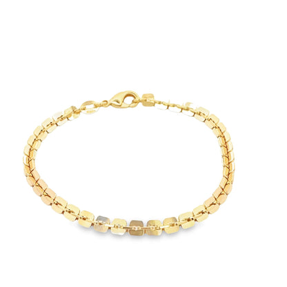 4mm Snake Box Chain Bracelet (H213)