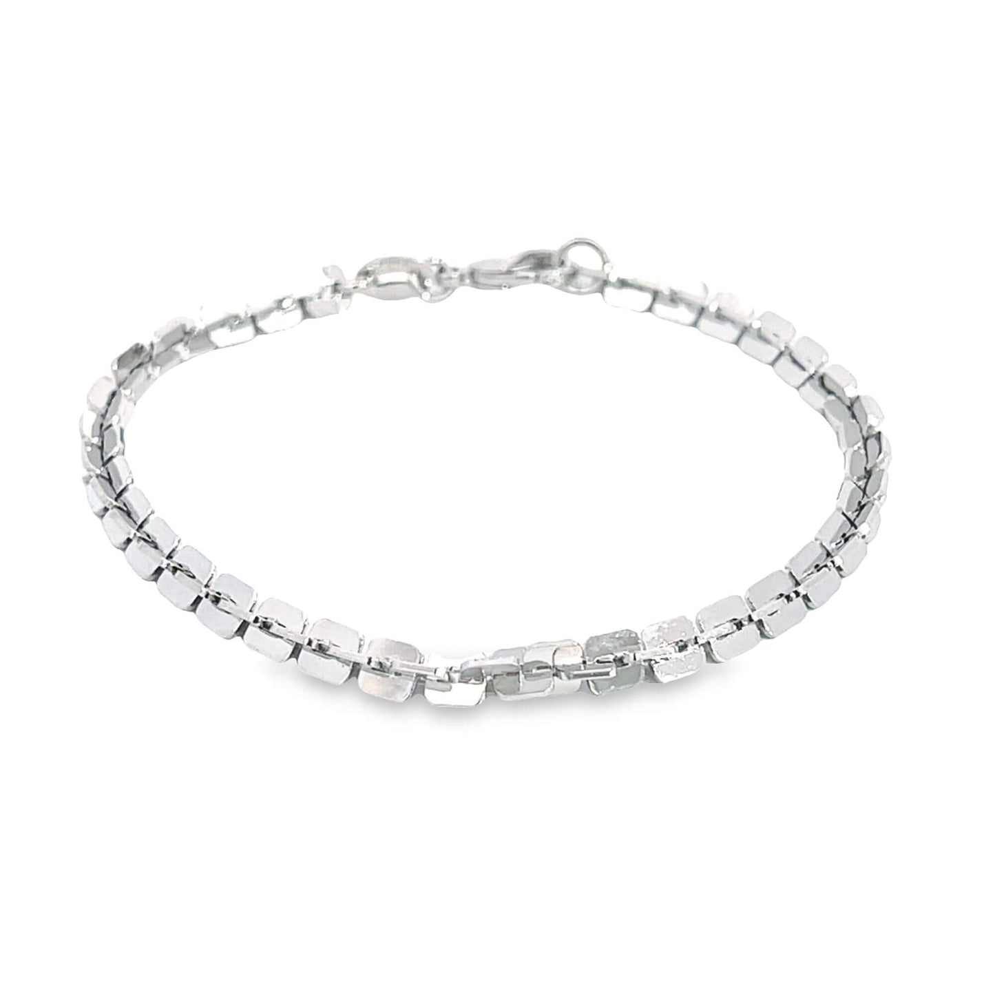 4mm Snake Box Chain Bracelet (H213)