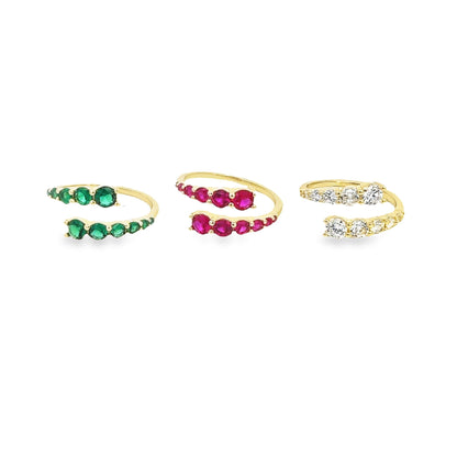 CZ Adjustable Ring