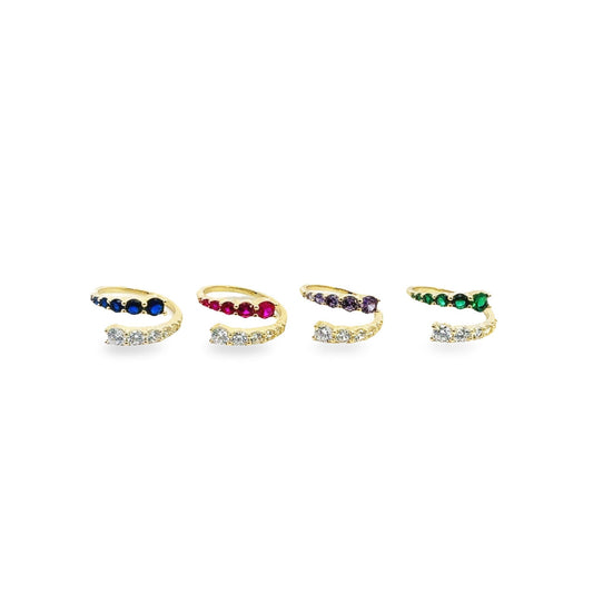 CZ Adjustable Ring