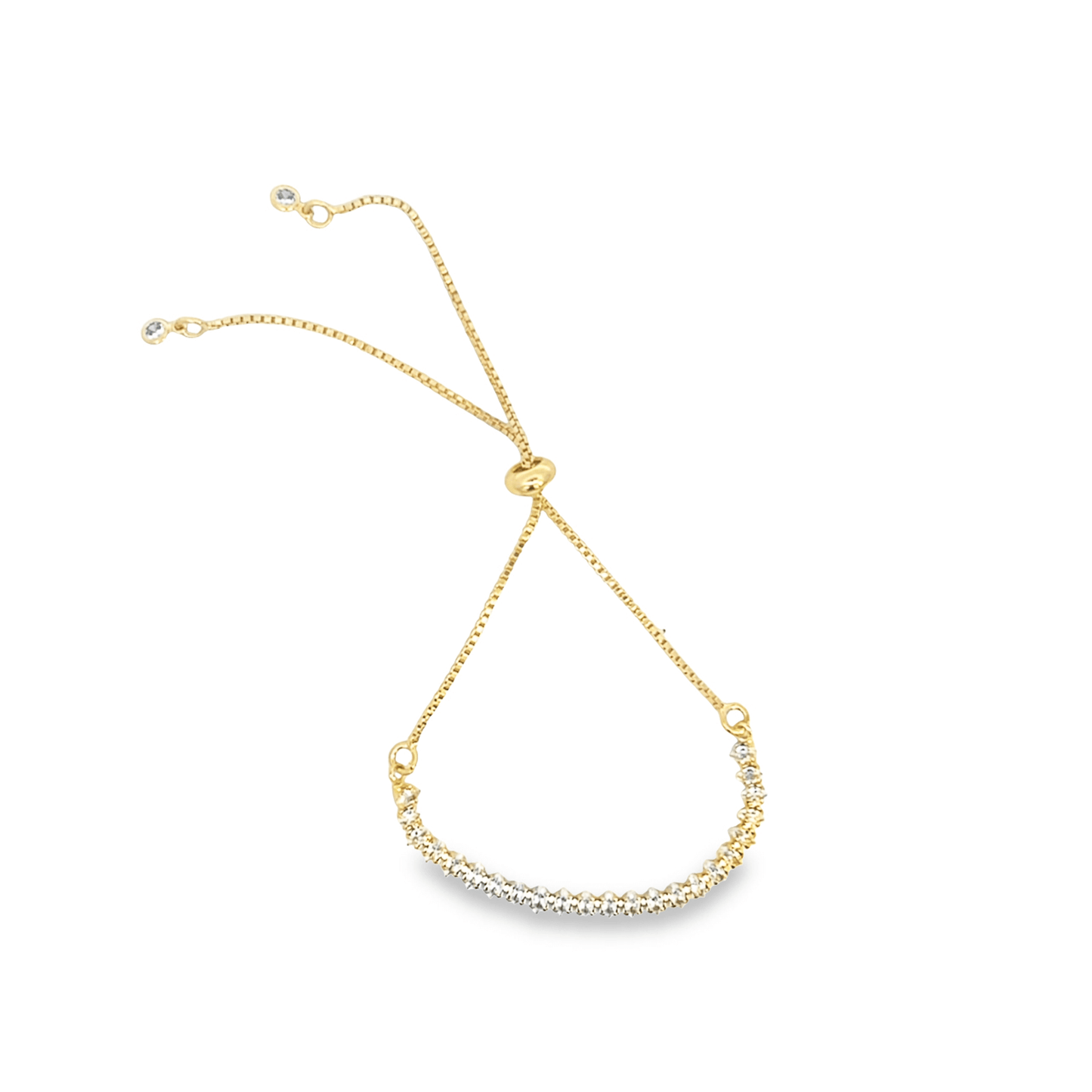 CZ Adjustable Marquise Bracelet