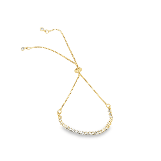 CZ Adjustable Marquise Bracelet