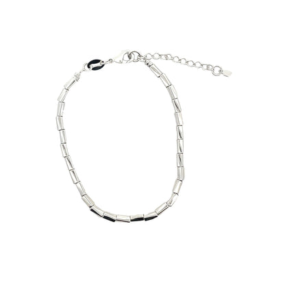 Eccentric Crumbled Style Bar Link Chain (H225)