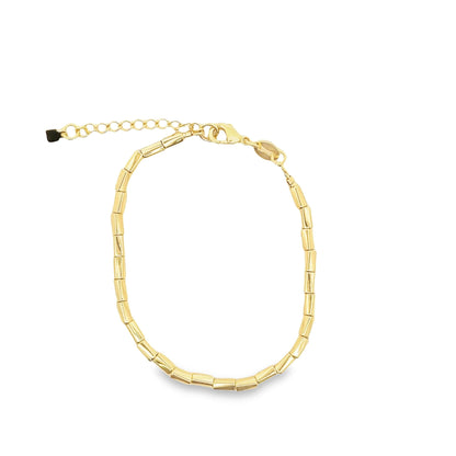Eccentric Crumbled Style Bar Link Chain (H225)